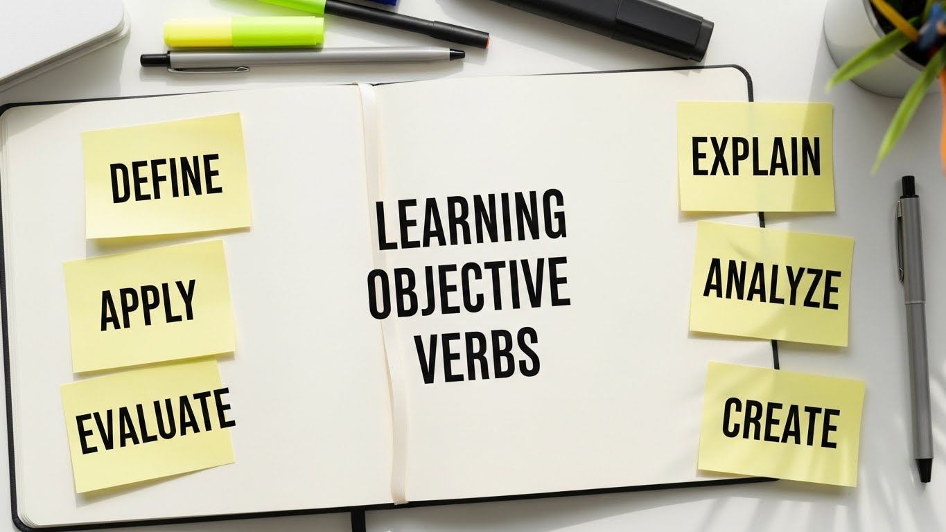 learning objective verbs