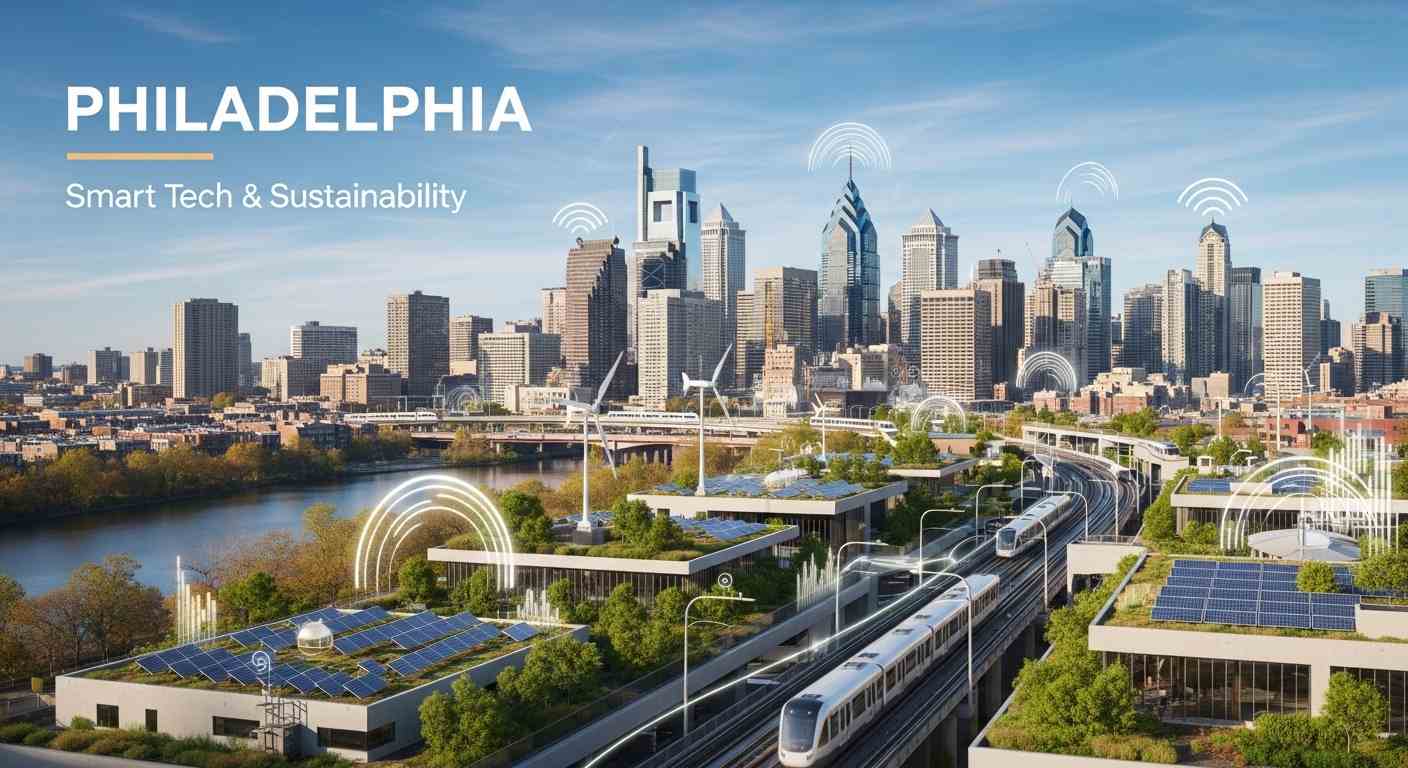 Philadelphia- Smart Tech and Sustainability Programs.