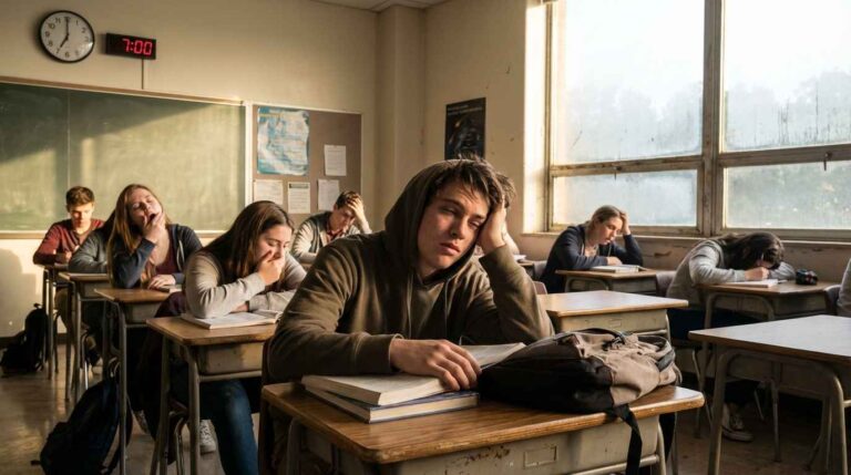 should school start later teen sleep