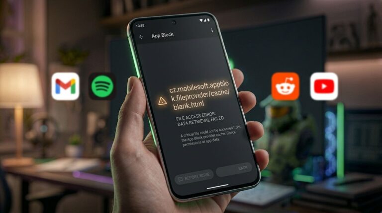How to Fix Content CZ Mobilesoft AppBlock Cache Blank HTML Error (Android)