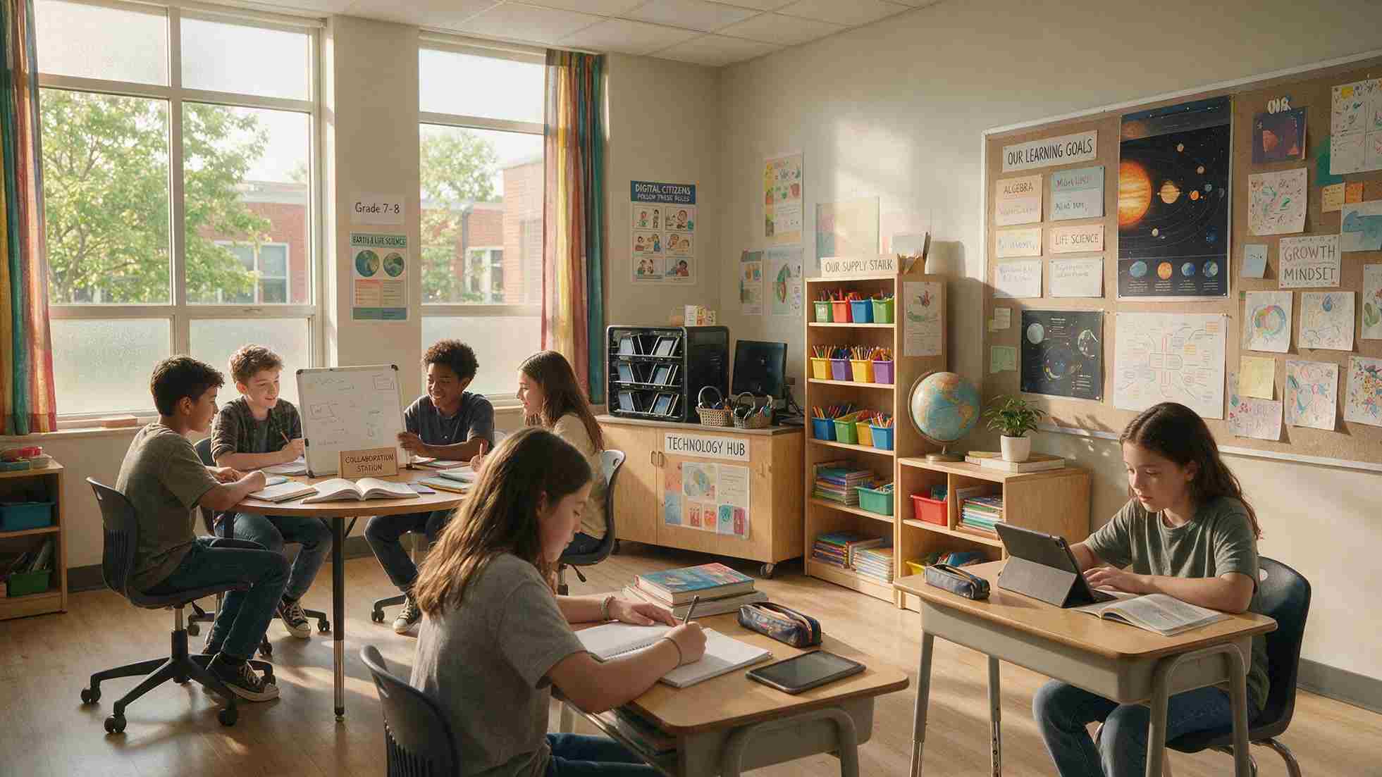 middle school classroom design