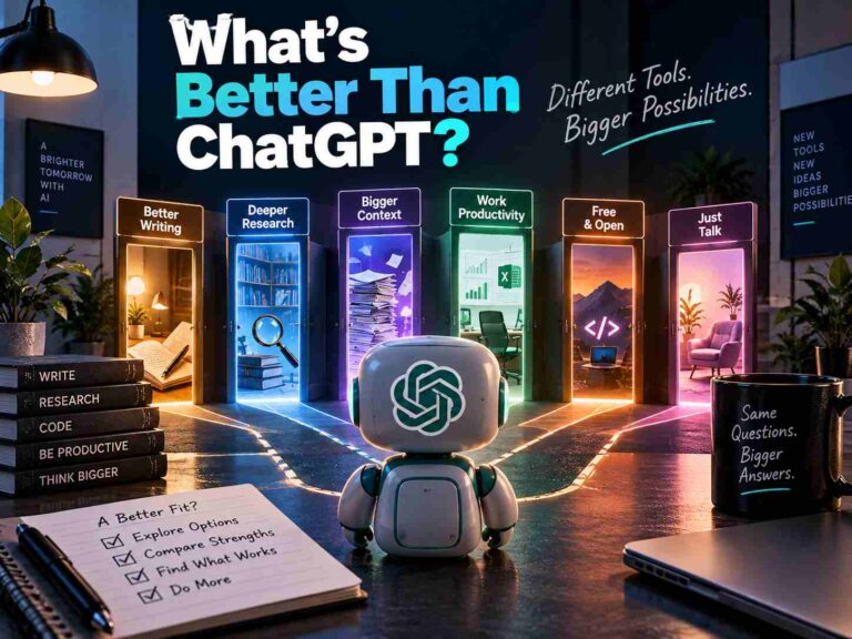 What Is Better Than ChatGPT? 6 Real Alternatives